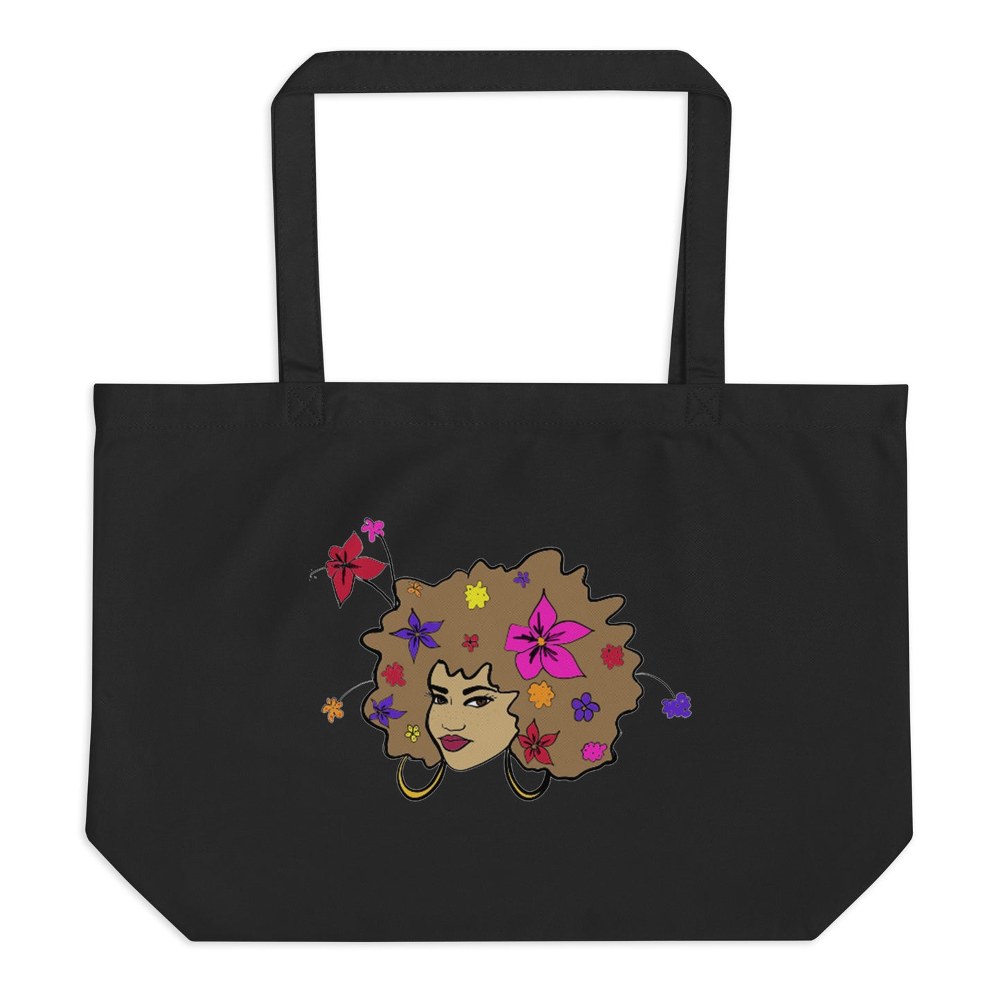 Large organic tote bag