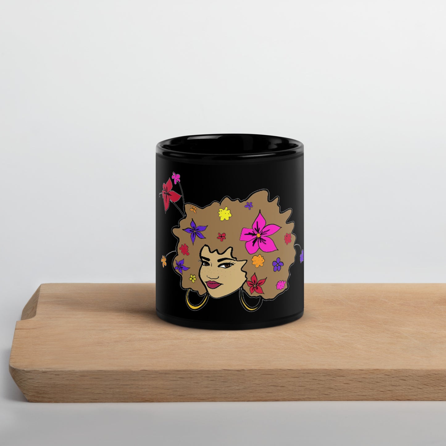 Black Glossy Mug